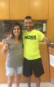 Jordi Gamito y Amalia Vinyes en clínica RIHUMA